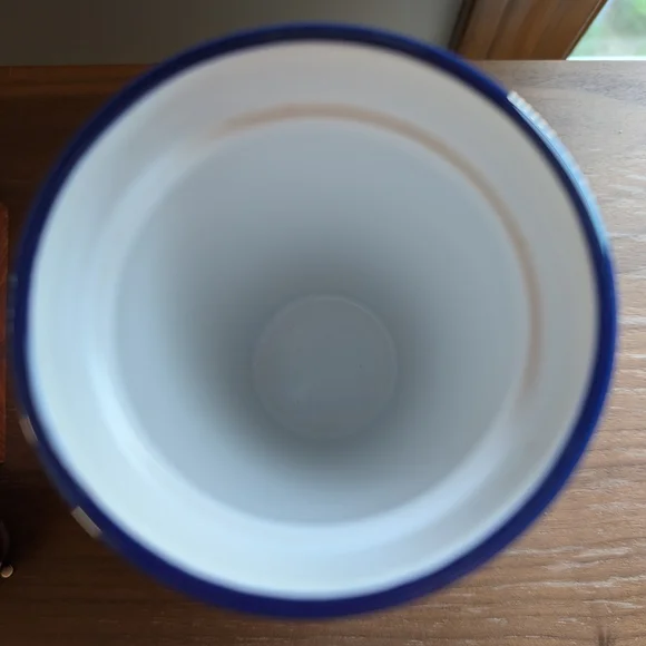 Starbucks Rare Mermaid Siren Sailor Tattoo Blue Ceramic Travel Tumbler - Picture 8 of 9